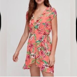 Sunday best tropical print savoy dress - size 0